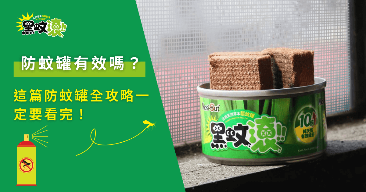 防蚊罐有效嗎？黑蚊滾完整使用攻略一次看