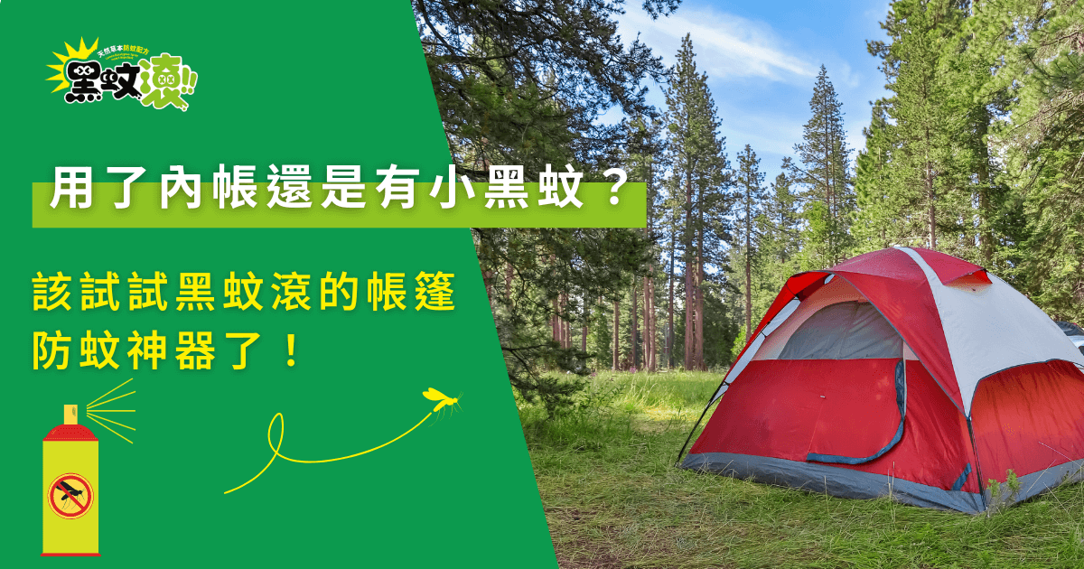 露營內帳防小黑蚊實用方式