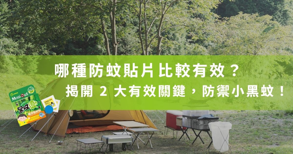 明明噴了防蚊液、貼了防蚊貼片，出門卻還是被蚊子叮得滿身包？尤其台灣野外成群的小黑蚊，簡直是所有家長的噩夢。想知道哪種防蚊貼片比較有效嗎？黑蚊滾告訴你讓貼片有效的 2 大關鍵，別再看圖案買貼片，為孩子打造最強的隱形防護罩！